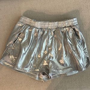 Silver shorts